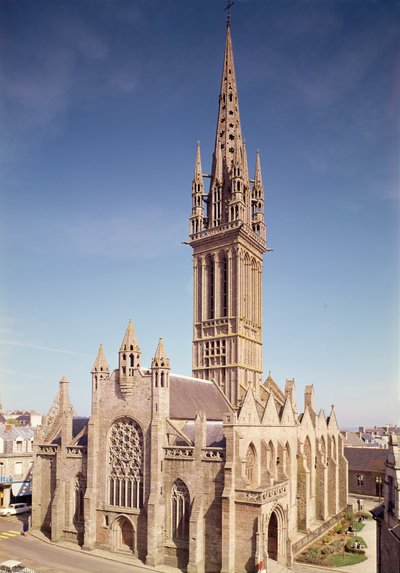 Vista exterior de la Capilla del Kreisker, siglo XIV-XV de French School
