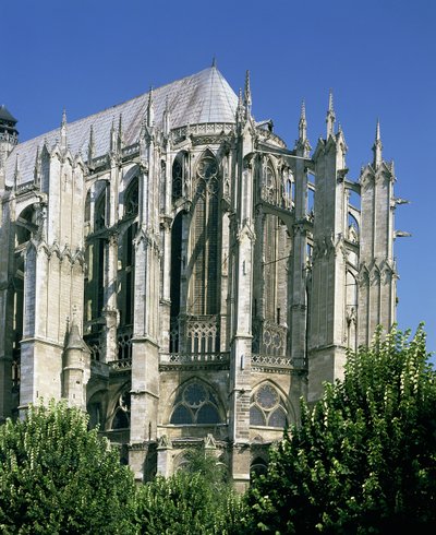 Vista exterior del extremo este de French School