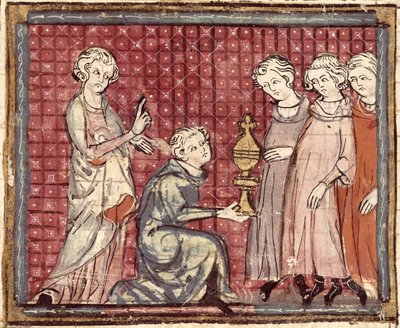 La División del Reino a la Muerte de Clotario I (497-561), de las Grandes Crónicas de Francia 1375-79 de French School