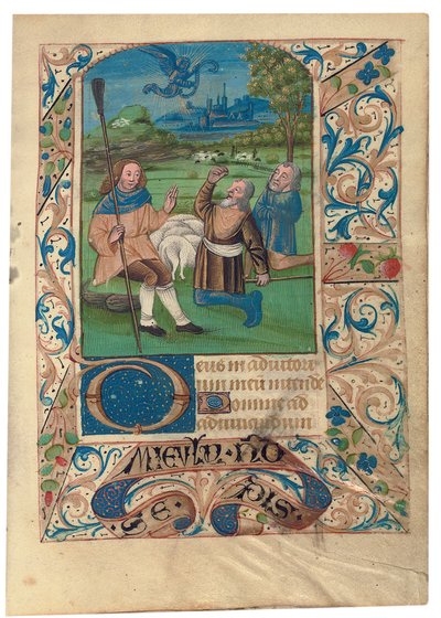 Anunciación a los pastores de French School