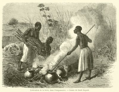 Fabricación de cerveza, en Ounyamouezi de French School