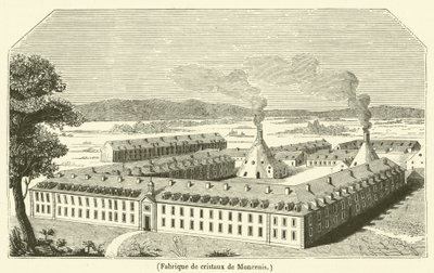 Fábrica de cristales de Moncenis de French School