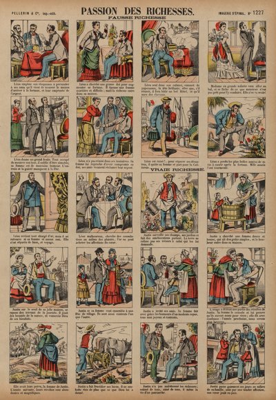 Riquezas falsas y verdaderas de French School