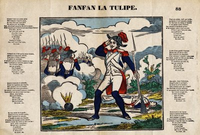Fanfan la tulipe. Imagen del siglo XIX de Epinal de French School