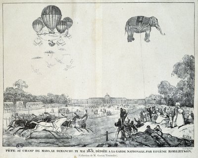 Fiesta de la Guardia Nacional en el Campo de Marte, 22 de mayo de French School