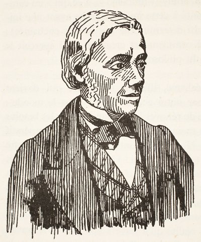 Felix Ravaisson, ilustración de Histoire de la Nation Francaise, Ciencias, Volúmenes I y II, por Gabriel Hanotaux (1853-1944), 1924 de French School