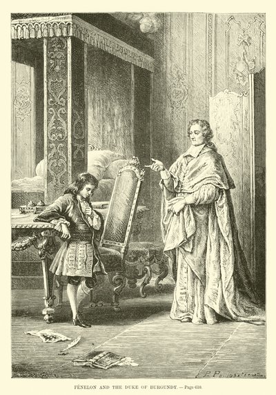Fénelon y el Duque de Borgoña de French School