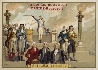 Fiesta de la Federación, Revolución Francesa, 14 de julio de 1790 de French School