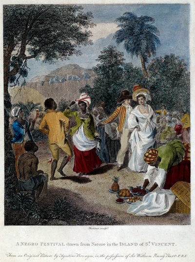 Fiesta negra en la isla de San Vicente de French School