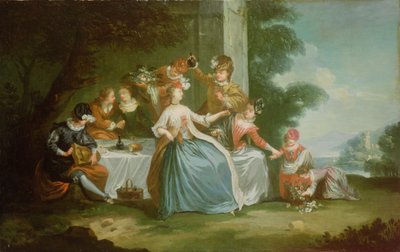 Figuras festejando (pareja con 59189) de French School