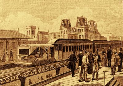 Primer tren eléctrico del metro de Nueva York de French School