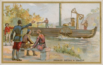 Primer barco de vapor de French School