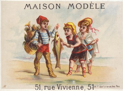 Pescador mostrando la pesca del día a las niñas de French School