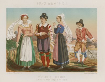 Pescadores y marineros de French School