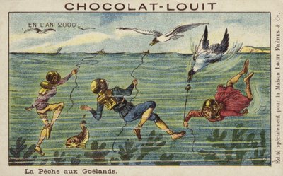 Pescando gaviotas en el año 2000 de French School