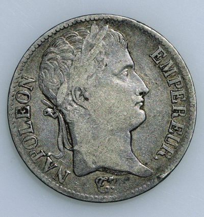 Moneda de cinco francos, con la cabeza de Napoleón (1769-1821) 1811 (anverso) de French School