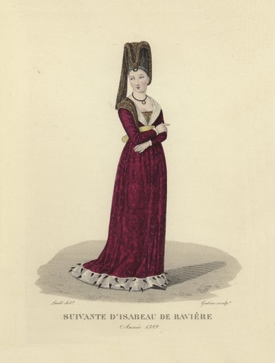 Seguidora de Isabel de Baviera de French School