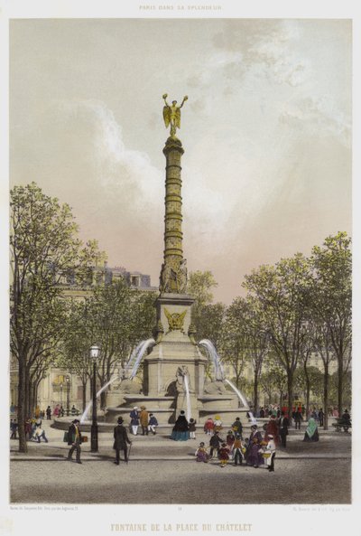 Fuente de la Plaza del Chatelet de French School