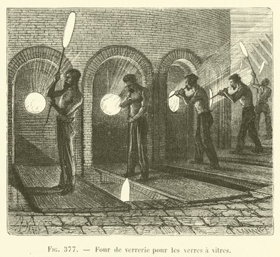 Horno de vidrio para vidrios de ventanas de French School