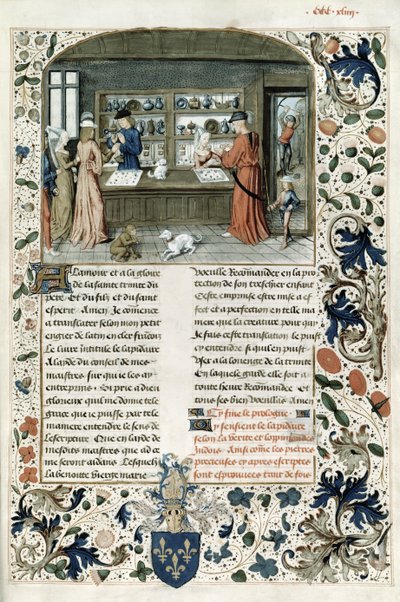 Tienda de joyeros, de Lapidaire de Mandeville de French School