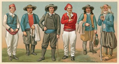 Traje de Francia de French School