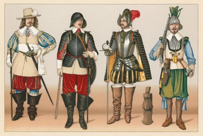 Traje de Francia XVI-XVII de French School