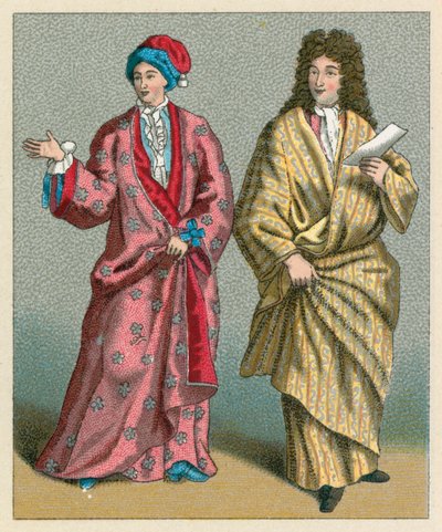 Francia Traje de los Siglos XVII-XVIII de French School