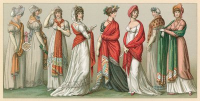 Francia Traje XVIII-XIX de French School