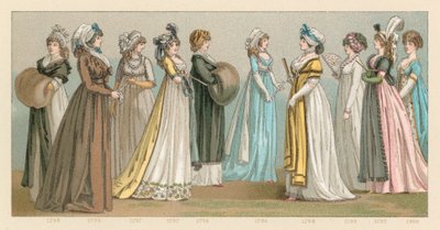 Traje del siglo XVIII en Francia de French School