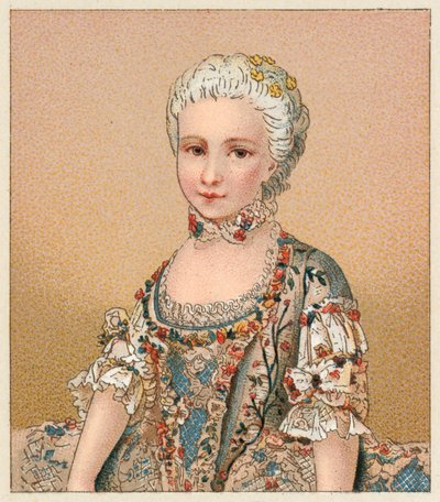 Francia, Traje del siglo XVIII de French School