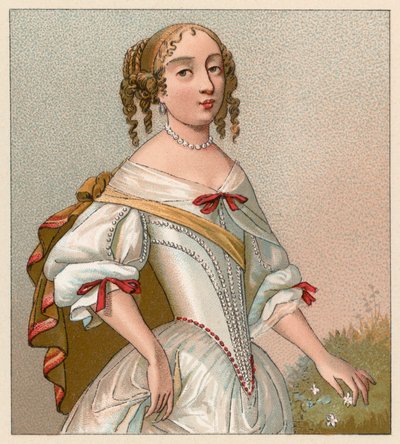 Traje del siglo XVIII en Francia de French School