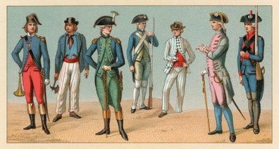 Traje del Siglo XVIII de Francia de French School
