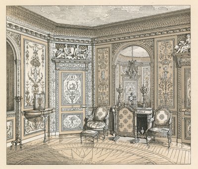 Traje del siglo XVIII de Francia de French School