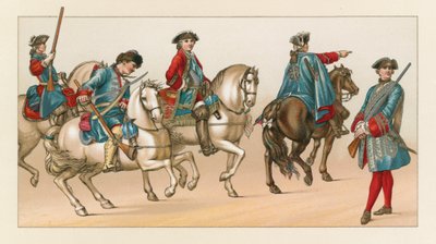 Traje del siglo XVIII de Francia de French School