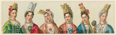 Traje del siglo XVII de Francia de French School