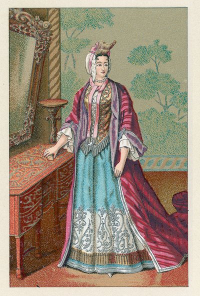 Traje de Francia del Siglo XVII de French School