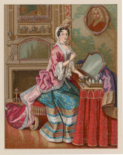 Francia, traje del siglo XVII de French School