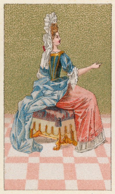 Traje del siglo XVII de Francia de French School