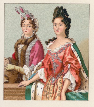 Traje del siglo XVII de Francia de French School