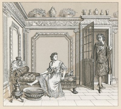Traje del Siglo XVII de Francia de French School