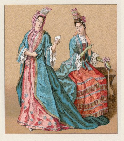 Francia siglo XVII traje de French School