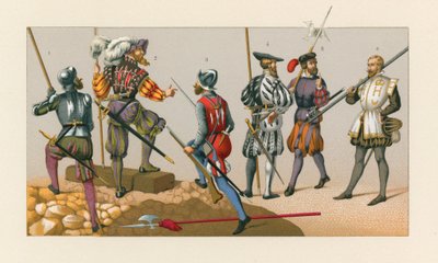 Traje del siglo XVI en Francia de French School