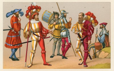 Traje del siglo XVI en Francia de French School