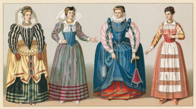 Traje del siglo XVI en Francia de French School