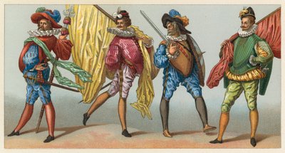 Traje del Siglo XVI en Francia de French School