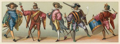 Traje del siglo XVI en Francia de French School