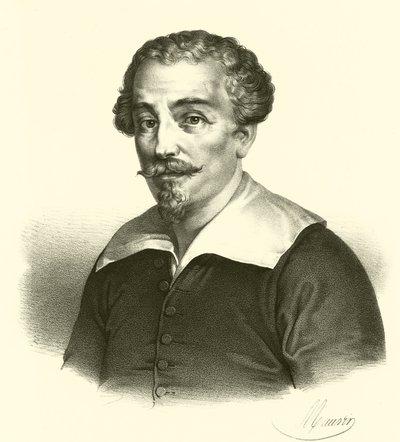 Francesco Albani o Albano, retrato de French School