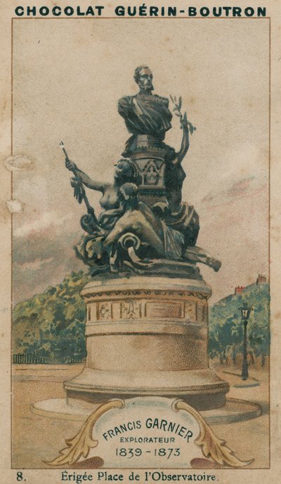 Francis Garnier, Explorador, 1839-1873, Erigida en Place de l