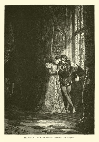 Francisco II y María Estuardo enamorados de French School