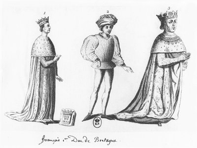 Francisco I, Duque de Bretaña (grabado) de French School